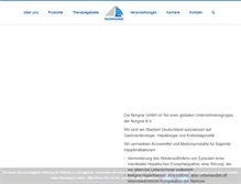 Tablet Screenshot of norgine.de